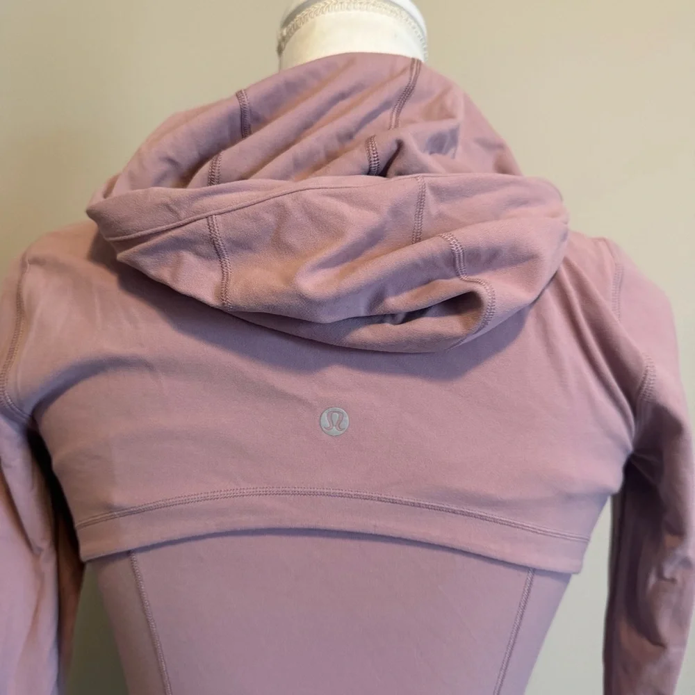 Lululemon Hooded Define Jacket Nulu vintage mauve womens size 4